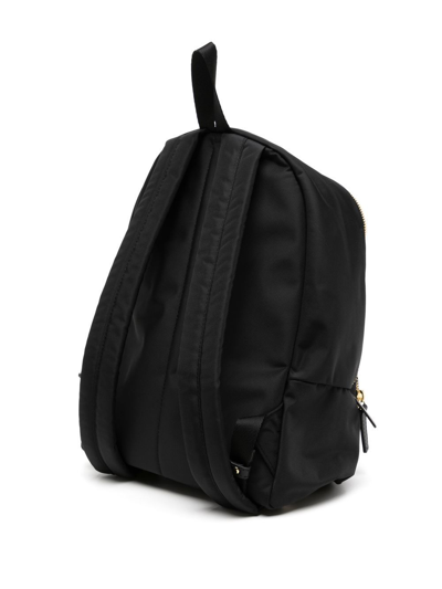 Shop Agnès B. Logo-patch Backpack In Black