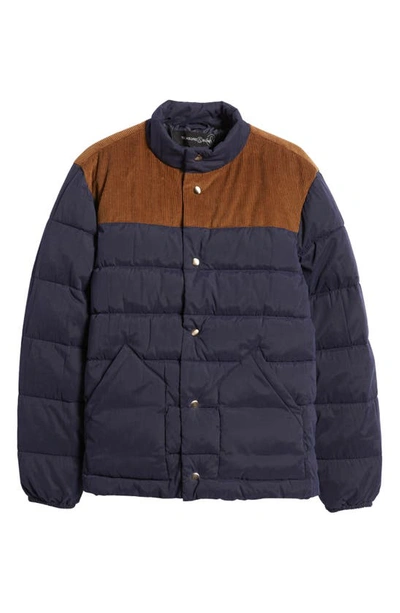 Treasure & Bond Water Resistant Quilted Jacket With Corduroy Trim In ...