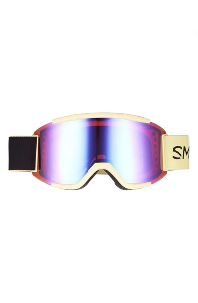 Shop Smith Squad 203mm Chromapop™ Snow Goggles In Brass Colorblock / Violet