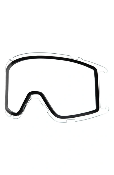 Shop Smith Squad 180mm Chromapop™ Snow Goggles In White Vapor / Rose Gold Mirror