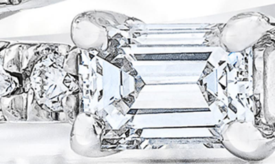 Shop Mindi Mond Set Of 3 Fancy Cut Diamond Stacking Rings In 18k Wg