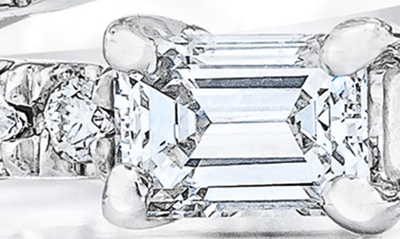 Mindi Mond Set Of 3 Fancy Cut Diamond Stacking Rings In 18k Wg