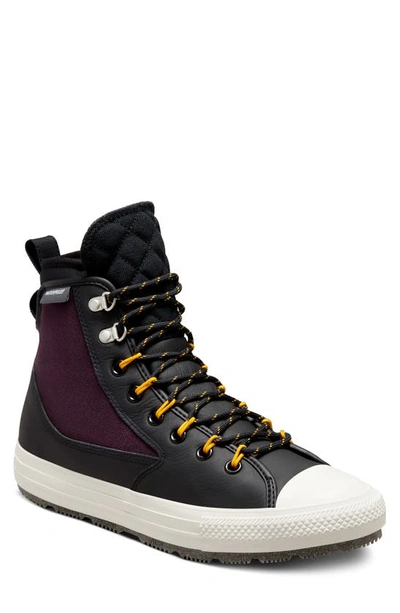 Shop Converse Gender Inclusive Chuck Taylor® All Star® All Terrain Hi Sneaker In Black/ Black Cherry