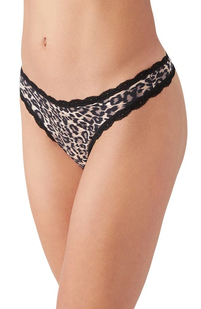 Shop B.tempt'd By Wacoal Inspired Eyelet Thong In Wild Thing