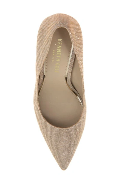 Kenneth Cole New York Romi Pointed Toe Pump In Light Gold