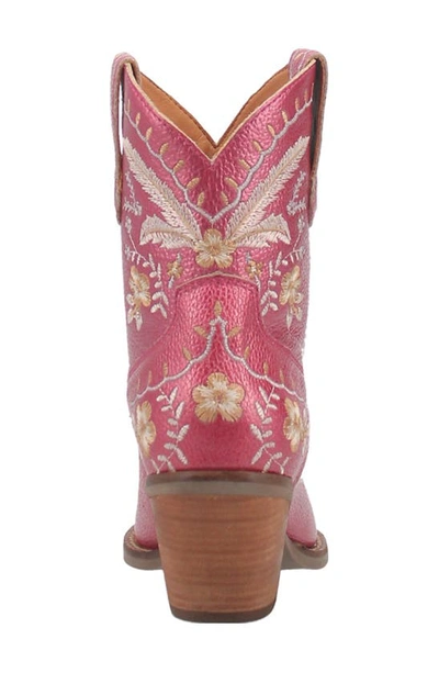 Dingo Primrose Western Boot In Fuchsia Metallic