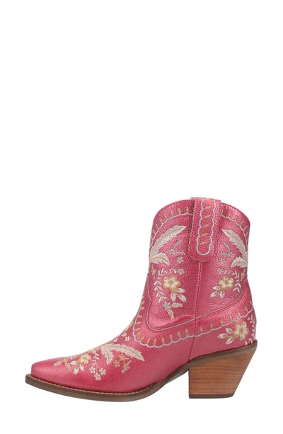 Dingo Primrose Western Boot In Fuchsia Metallic