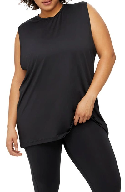 Tomboyx Open Muscle Tank In Black