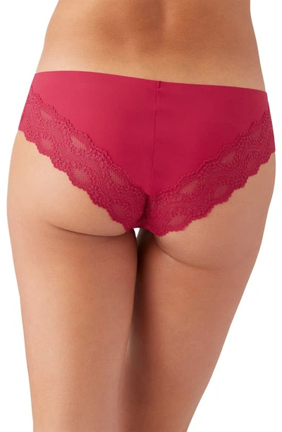 B.tempt'd By Wacoal B.bare Cheeky Panties In Persian Red