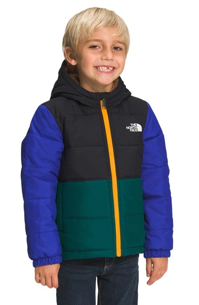 The North Face Babies' Boy's Mount Chimbo Colorblock Fleece Reversible  Hooded Jacket In Ponderosa Green | ModeSens