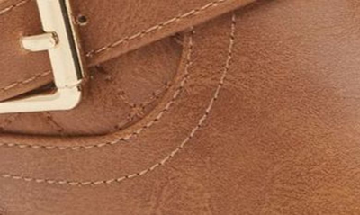 Dream Pairs Moto Knee High Boot In Tan