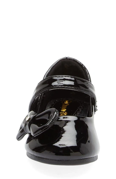 Shop Dream Pairs Kids' Angel Crystal Bow Mary Jane In Black