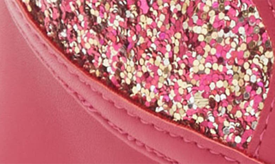 Dream Pairs Glitter Duck Boot In Fuchsia