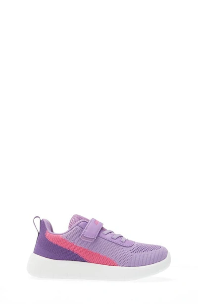 Shop Dream Pairs Knit Low Top Sneaker In Purple/ Fuchsia