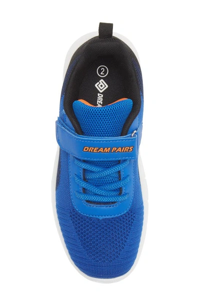 Shop Dream Pairs Knit Low Top Sneaker In Royal/ Blue/ Navy/ Black