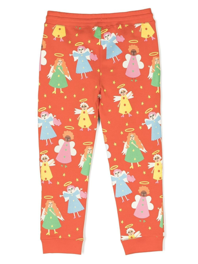 天使印花运动裤