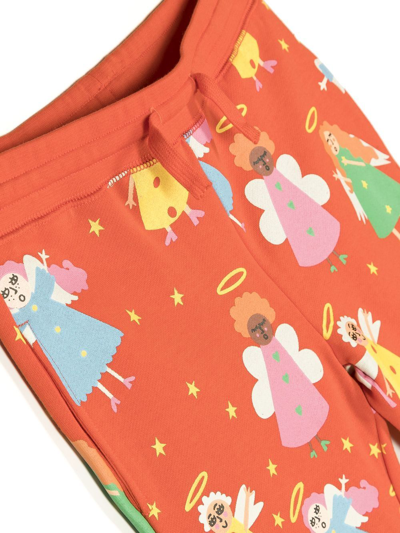 天使印花运动裤