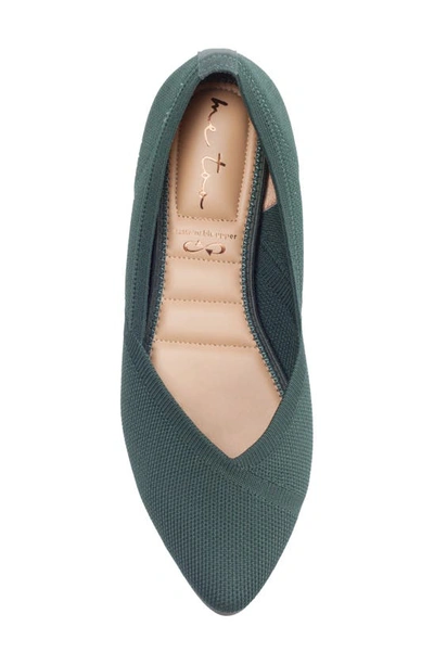 Shop Me Too Aubri Flat In Deep Jade