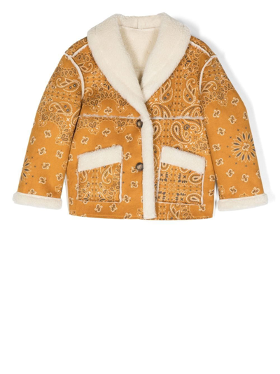 Shop Mc2 Saint Barth Paisley-print Jacket In Neutrals