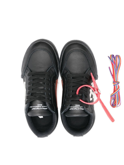 Shop Off-white Vulcanized Sneakers In Black
