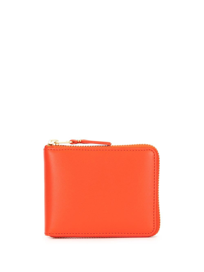 Shop Comme Des Garçons Classic Wallet In Yellow & Orange