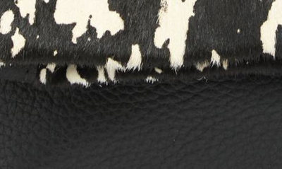 Shop Aimee Kestenberg Novelty Preston Leather Mini Crossbody Bag In Static Haircalf