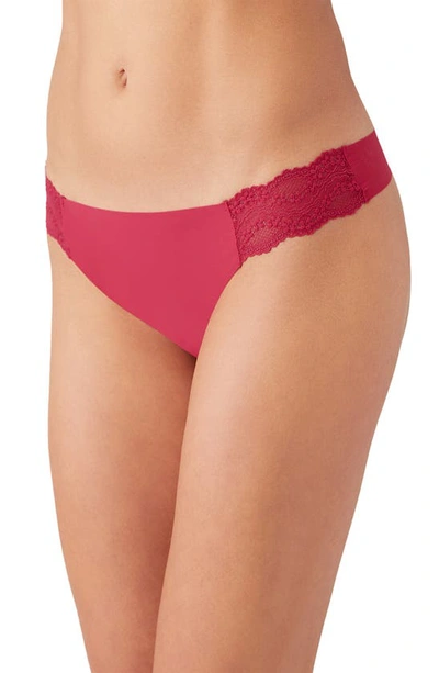 Shop B.tempt'd By Wacoal B.bare Thong In Persian Red