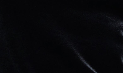 Shop L Agence Hattie One-shoulder Long Sleeve Velvet Top In Black