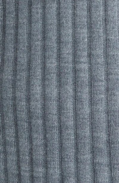 Shop Nordstrom Rib Sweater In Grey Dark Heather