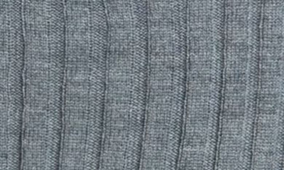 Shop Nordstrom Rib Sweater In Grey Dark Heather