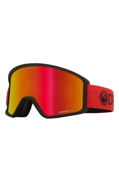 Shop Dragon Dx3 Otg 59mm Snow Goggles In Saffronlite/ Llredion