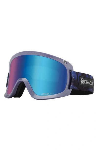 Shop Dragon D1 Otg Snow Goggles With Bonus Lens In Shimmer/ Llblueionllamber