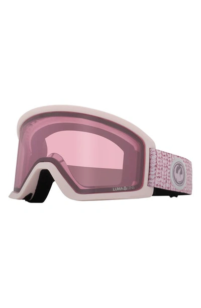Shop Dragon Dx3 Otg 61mm Snow Goggles With Base Lenses In Sweaterweather/ Llltrose