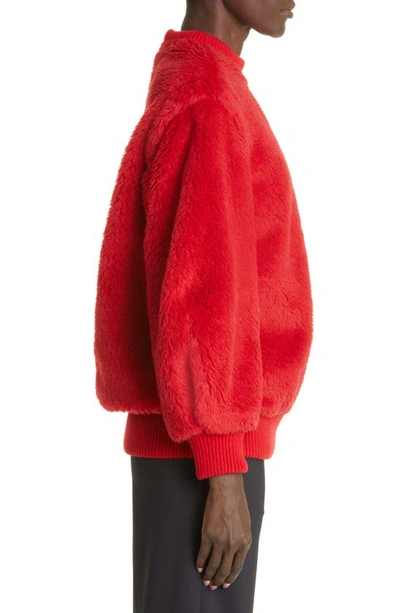 Shop Max Mara Carmine Alpaca Blend Sweater In Red