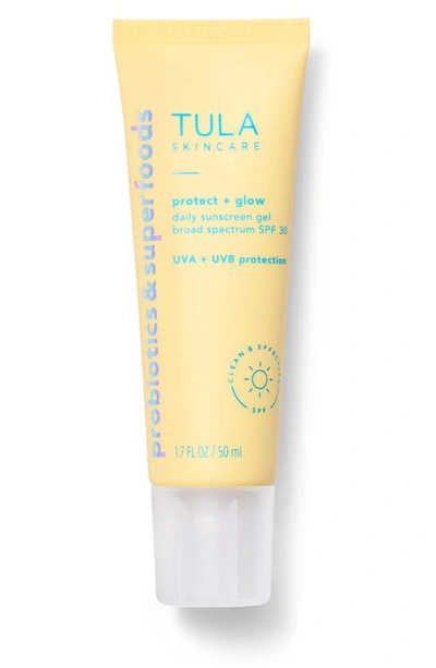 Shop Tula Skincare Protect + Glow Daily Sunscreen Gel Broad Spectrum Spf 30, 1.7 oz