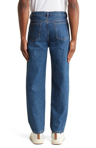 Shop Apc Martin Straight Leg Cotton Jeans In Indigo D