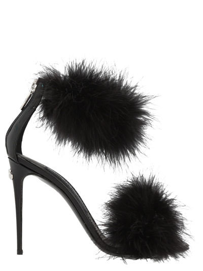 Shop Dolce & Gabbana Keira Sandals In Black