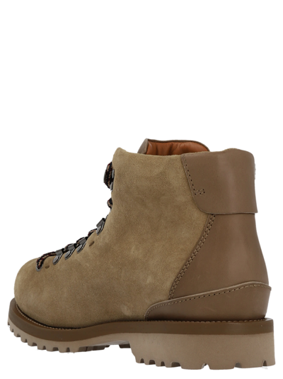 Shop Buttero Canalone Lace Up Boots In Beige
