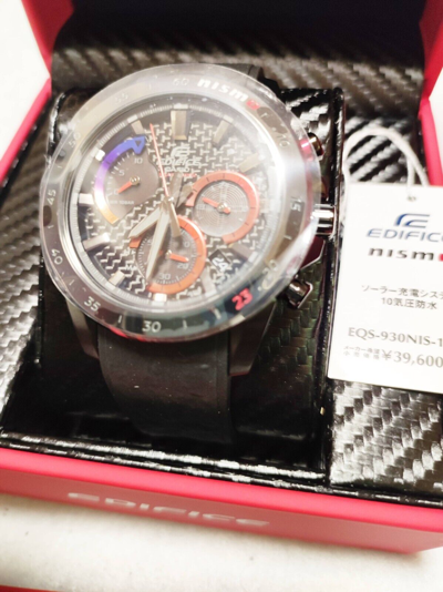 Pre-owned Casio Edifice Solar Nismo Limited Edition Eqs-930nis-1ajr Men's Japan