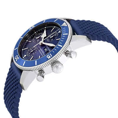 Pre-owned Breitling Superocean Heritage Ii Chronograph Automatic Blue Dial Men's Watch