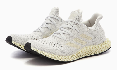 Pre-owned Adidas Originals Men's Adidas Futurecraft 4d 'crystal White' Q46229 In Crystal White/chalk White/core Black