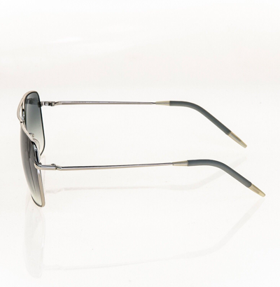 Pre-owned Oliver Peoples Clifton Ov1150 Metal Silver Blue Photochromic Glass Sunglass 1150