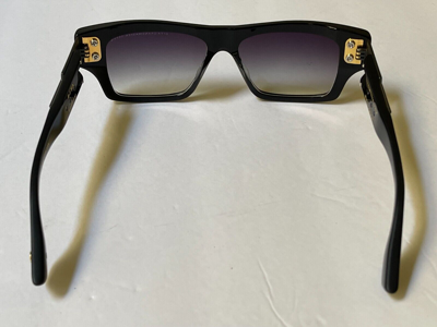 Pre-owned Dita Grandmaster-7 Dts407-a-03 Matte Black Frame Gray Lens Sunglasses 57-16-145
