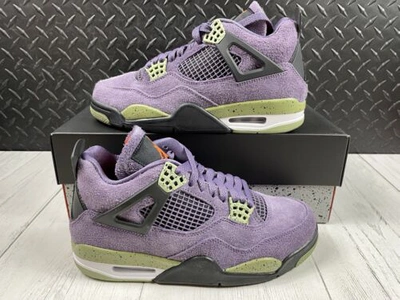 Pre-owned Jordan Size 8.5 W -  4 Retro Canyon Purple 2022 Aq9129 500 Ds In Hand Ships Asap