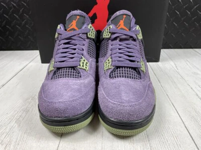 Pre-owned Jordan Size 8.5 W -  4 Retro Canyon Purple 2022 Aq9129 500 Ds In Hand Ships Asap