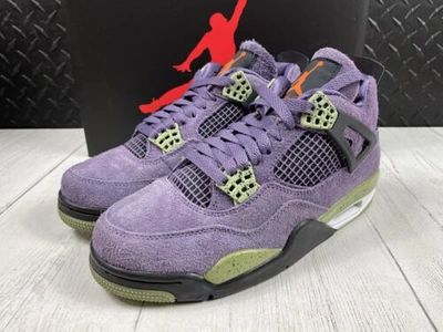 Pre-owned Jordan Size 8.5 W -  4 Retro Canyon Purple 2022 Aq9129 500 Ds In Hand Ships Asap