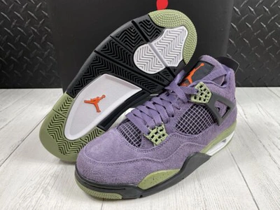 Pre-owned Jordan Size 8.5 W -  4 Retro Canyon Purple 2022 Aq9129 500 Ds In Hand Ships Asap