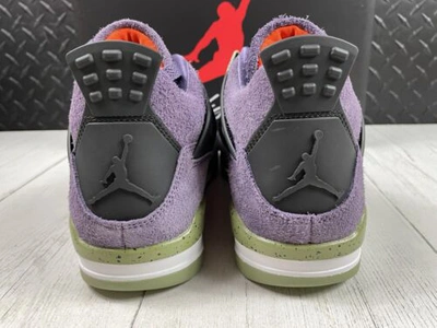 Pre-owned Jordan Size 8.5 W -  4 Retro Canyon Purple 2022 Aq9129 500 Ds In Hand Ships Asap