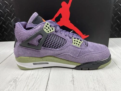 Pre-owned Jordan Size 8.5 W -  4 Retro Canyon Purple 2022 Aq9129 500 Ds In Hand Ships Asap