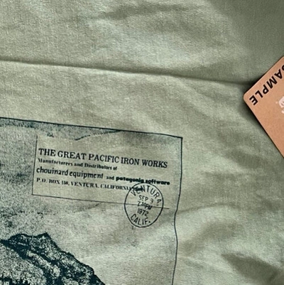Pre-owned Patagonia Rare  Chouinard Catalog Tshirt With Tag Sample Tshirt L In Green